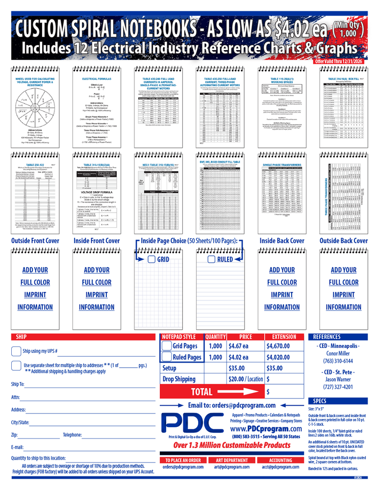 Custom Spiral Notebooks